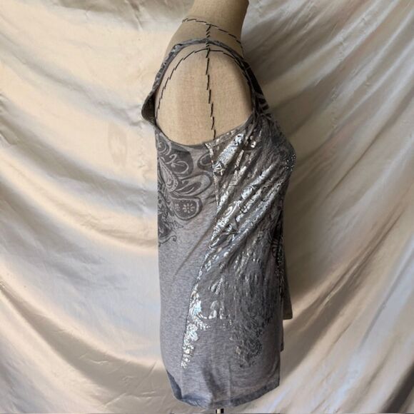 Grunge Gray top with lace up detaily2k - Picture 5 of 7